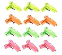 FUNOMOCYA 20Pcs Transparent Mini Water Guns for Lightweight Portable Pool Shooter for Outdoor Beach Garden Party Fun Easy to Use Squirting Water Spraying Random Color