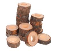 FUNOMOCYA 20pcs Wooden Napkin Rings Rustic Farmhouse Table Decor for Weddings Parties Thanksgiving Holiday Dining Natural Wood Serviette Buckles for Cloth Napkins and Festive Gatherings