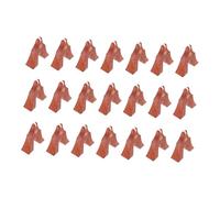 FUNOMOCYA 21 Pcs Guzheng Bridges Support Pillars Brown Wooden Guzheng Parts Lightweight Easy to Install with Installation Accessories for Performers
