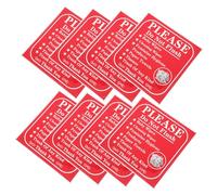FUNOMOCYA 24pcs Do Not Flush Sticker for Bathroom Toilets Residue Removal Instructional Warning Labels Prevents Non Toilet Paper Items Multipack Decals for Home and Public Restrooms