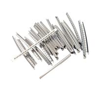 FUNOMOCYA 24pcs Guitar Fret Wire 2.9mm Metal Fret Wire Set for Electric Bass Guitar Diy Repair