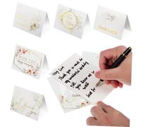 FUNOMOCYA 25pcs Thank You Cards Decorative Floral Watercolor Design for Weddings Funerals and All Occasions Thickened Greeting Notes with Envelopes Heartfelt Gratitude for Teachers Friends