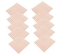 FUNOMOCYA 2700 Pcs Red Small Arrow Self-Adhesive Labels for Rework and Unqualified Marking Eye-catching Paper Stickers for Organizing Office School Warehouse Tasks