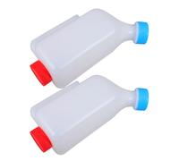 FUNOMOCYA 2pcs 850ml Calf Milk Dispenser Hanging Feeding Bottles Livestock Nursing Bottle for Lamb Goat Sheep Farm Use