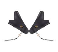 FUNOMOCYA 2PCS Adjustable PU Leather, Non-slip Finger and Hand Protectors, Arm Guard for Traditional Recurve, Compound Practice, Suitable for Outdoor