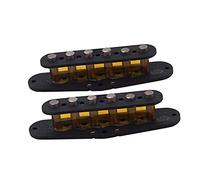 FUNOMOCYA 2pcs Alnico Magnetic Pickup Bobbin Covers Slug Humbucker Plastic Accessories for Electric Guitar Replacement