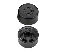 FUNOMOCYA 2pcs Black Plastic Guitar Pedal Button Caps Guitar Effect Pedal Toppers Replacement for Footswitch Instrument Supplies