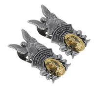 FUNOMOCYA 2pcs Car Sun Visor Clip Front Side Religious Bless Driving Safety Angel Travel Charm for Parents Teen Drivers