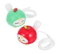 FUNOMOCYA 2pcs Cartoon Fruit Whistle for Safe Food Grade Breathing Bird Call Instruments with Realistic Bird Sounds Durable Bite Resistant Design for Outdoor Activities Birthday Halloween
