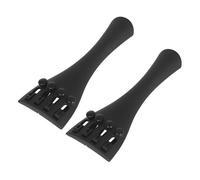 FUNOMOCYA 2pcs Cello Tailpiece Replacement Cello Tailpiece Bridge Carbon Fiber Violin String Board