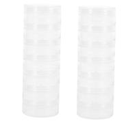 FUNOMOCYA 2Pcs Day Pill Organizer Large Storage Box with Divided Compartments Daily Dispenser for Vitamins Supplements Medication for Travel Home Office Seniors