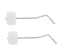 FUNOMOCYA 2pcs Drum Kit Pedal Hammers Replacement Drum Beaters Parts Percussion Instrument Accessory