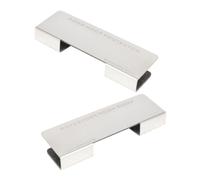 FUNOMOCYA 2pcs Drum Rim Protector Metal Bass Drum Hoop Guard Easy Install Anti-slip Design Fit Performance and Practice