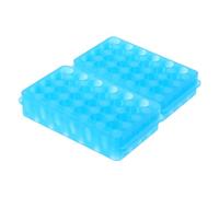 FUNOMOCYA 2pcs Dual-sided Test Tube Rack with Slots Acid-base Resistant Lab Tube Holder for Sample Organization and Space-saving in Scientific Experiments