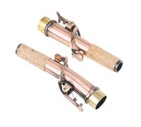 FUNOMOCYA 2pcs Durable Soprano Saxophone Neck Replacement Kit for Home Use Lightweight and Portable Design Excellent Workmanship Convenient Assembly Sound Performance