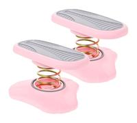 FUNOMOCYA 2pcs Ergonomic Foot Rest Under Desk for Office Chair Pink Foot Stool for Airplane Travel Comfortable Support for Long Work Hours