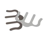 FUNOMOCYA 2pcs General Music Page Clips Note Holders for Piano Sheets Memo and Message Clamp Set with Black White Color and Keyboard Accessories Random Color