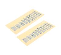 FUNOMOCYA 2pcs Guitar Fingerboard Stickers: Fretboard Decals for Acoustic Electric Bass Guitars Beginner Practice Tool and Chord Learning Accessory - for Music Enthusiasts
