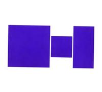 FUNOMOCYA 2pcs Heat Resistant Cobalt Glass Sheet for Accurate Metal Ion Flame Color Reaction Chemistry Experiments School Labs Reusable Educational Tool