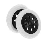 FUNOMOCYA 2pcs Heavy Duty Trolley Caster Wheels Replacement for Shopping Cart Easy-install Casters Sturdy for Luggage Carts and Trolleys