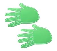 FUNOMOCYA 2pcs Large Eva Foam Five Finger Cheer Hand Glove, Giant Stadium Cheer Prop with Excellent Maneuverability and Easy to Store Design, for Basketball and Football Sports Events