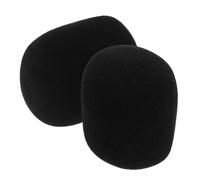 FUNOMOCYA 2pcs Large Sponge Cover for Microphone Mic Covers Microphone Windshield