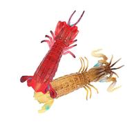 FUNOMOCYA 2pcs Lifelike Mantis Shrimp Animal Model Educational Wear Resistant Biology Learning Prop for Sensory Play and Cognitive Development