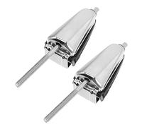 FUNOMOCYA 2pcs Metal Drum Hoops Lug Ear Claw Hooks Connector for Snare Drum Lugs Hooks Replacement Parts for Set Kit