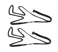 FUNOMOCYA 2pcs Microphone Adjustable Stand Portable Neckworn Style Stable Holders with Plastic and Metal Construction for Musicians and Stage Performers on The Go Performances and Events