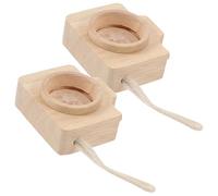 FUNOMOCYA 2pcs Miniature Camera Kaleidoscope for Educational Creative Plaything Safe Wood Material Inspires Exploration of Shapes Colors for Birthdays Holidays