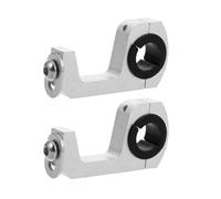 FUNOMOCYA 2pcs Motorcycle Handle Guard Hand Guard Mount Handlebar Mount Accessories Handlebar Handguards Bracket Motorcycle Clamp Brackets Hand Clamp Silver