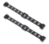 FUNOMOCYA 2Pcs Multipurpose Table Soccer Score Keepers Compact Lightweight PP Material Scoring Counters with Bright Background White Numbers for Table Football Games and Foosball Scoreboard