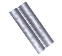 FUNOMOCYA 2pcs Nonstick Small Bread Stick Baking Tray Waved Carbon Steel Mold for Even Heat Transfer Oven-Safe Loaf Pans for Home Kitchen Use