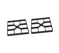 FUNOMOCYA 2pcs Paving Mould Durable DIY Modeling Tool for Garden Stepping Paths Easy to Use with Cement and Reusable and Easy to Clean