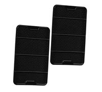 FUNOMOCYA 2pcs -resistant Silicone Non-slip Car Dashboard Mat Electronics Holder for Phones Keys Coins Multi-purpose Storage for and Desks