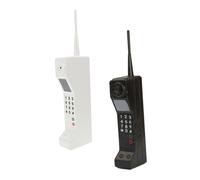 FUNOMOCYA 2pcs Retro Brick Cell Phone Ornaments Vintage Fake Phone Props Compact Decorative Sculpture for Living Office Study Aesthetic Home Photography