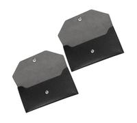 FUNOMOCYA 2pcs Reusable Fake Leather Cash Envelope Wallet Secure Money Storage Pouch with Multiple Compartments Budget Organizer for Women The Go for Spring Festival Wedding Birthday