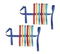 FUNOMOCYA 2pcs Safety Walking Rope with Comfortable Grip Hand Leash for Preschool Outdoor Adventures Anti-Lost Wrist Leashes for Group Activities and Secure Walking