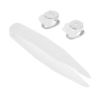 FUNOMOCYA 2pcs Silver Plated Single Tooth Cap Hip Hop Style Cosplay Accessory for Halloween Party Adults and Unique Vampire Fang Fake Teeth Grill to Boost Smile Confidence and Stand