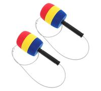 FUNOMOCYA 2pcs Soft Mallet Hammer for Mallet Safe Padded Plastic Hammer for Preschoolers for Birthday Parties and