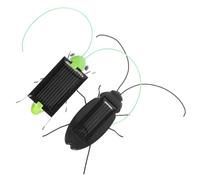 FUNOMOCYA 2pcs Solar Powered Insect with Cockroach and Simulation for Educational Fun Teaching Students About Solar Energy Principles