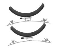 FUNOMOCYA 2pcs Stainless Steel Marching Snare Drum Leg Rest Percussion Instrument Accessories for Musicians Portable for Enhanced Comfort and Stability