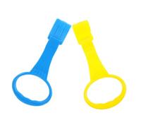 FUNOMOCYA 2pcs Standing Assistance Rings for Playpen Detachable Pull Up Handles for Indoor Use Promote Walking Practice and Cognitive Development Safe Ergonomic Crib Hanging Accessories in