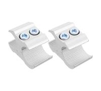 FUNOMOCYA 2pcs Sturdy Aluminum Pipe Clamp for Pipe Convenient Clamp Pipe Fixing for Walker Cane Holder