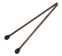 FUNOMOCYA 2Pcs Tongue Drum Mallet Sticks Wooden and Silicone Head Drumsticks Lightweight Percussion Instrument Accessory Sturdy Design for Hand Pan Drum Playing