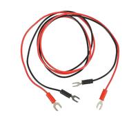 FUNOMOCYA 2pcs u for Physics Laboratory Electricity Connection Wire for Demos and Teaching Reliable Test Cable for Home School Circuit Experiments
