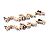 FUNOMOCYA 2pcs Ukulele Strap Rainbow Small Guitar Sling Ethnic Style and Unique Colourful Pattern, Sturdy Polyester Material for Outdoor and Home Music Use