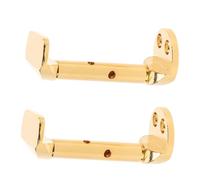 FUNOMOCYA 2pcs Violin Chin Rest Screws 3/4 and 4/4 Size Replacement Violin Accessories Compatible Sturdy Metal Chin Rest Clamp Screws String Instrument Repair