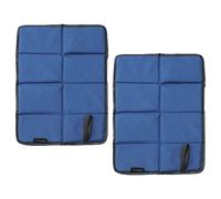 FUNOMOCYA 2PCS Waterproof Oxford Cloth Folding Outdoor Seat Cushion, Portable Camping and Picnic Seat Pad, Washable Sturdy Seating Mat for Hiking and Park Use