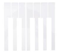 FUNOMOCYA 2pcs White Plastic Piano Keytops Replacement Caps to Replace Worn or Missing Keys Brighten up Your Piano Keyboard for Repair and Maintenance at Home or Studio